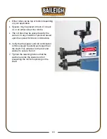 Preview for 17 page of Baileigh Industrial BR-18M-24 Operator'S Manual