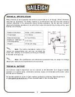 Предварительный просмотр 11 страницы Baileigh Industrial BR-22 Operator'S Manual