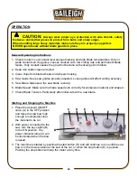 Предварительный просмотр 35 страницы Baileigh Industrial BS-330M Operator'S Manual