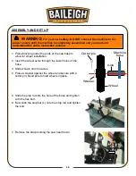 Предварительный просмотр 19 страницы Baileigh Industrial BS-712M Operator'S Manual