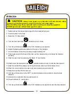 Предварительный просмотр 40 страницы Baileigh Industrial BS-712M Operator'S Manual