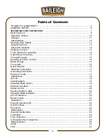 Preview for 2 page of Baileigh Industrial BSS-22 Operating Instructions And Parts Manual