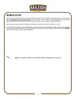 Preview for 6 page of Baileigh Industrial BSS-22 Operating Instructions And Parts Manual