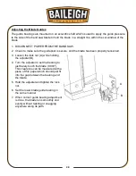 Предварительный просмотр 33 страницы Baileigh Industrial BSVT-18P Operator'S Manual