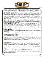 Preview for 3 page of Baileigh Industrial BV-4I Operator'S Manual