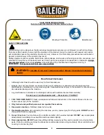 Preview for 4 page of Baileigh Industrial BV-6HV Operator'S Manual