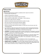 Preview for 14 page of Baileigh Industrial DC-2100C Operator'S Manual