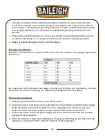 Preview for 21 page of Baileigh Industrial DC-2300B Operator'S Manual