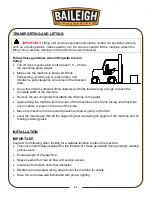 Предварительный просмотр 13 страницы Baileigh Industrial DDTM-8052-HD Operator'S Manual