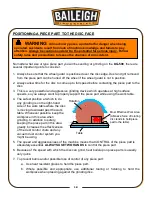 Preview for 20 page of Baileigh Industrial DG-500 Operator'S Manual