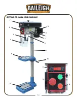 Предварительный просмотр 16 страницы Baileigh Industrial DP-0625E Operator'S Manual