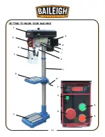 Preview for 16 page of Baileigh Industrial DP-1000E Operator'S Manual