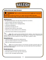 Preview for 28 page of Baileigh Industrial DP-1000E Operator'S Manual