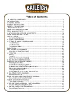 Preview for 2 page of Baileigh Industrial DP-1000VS Operator'S Manual