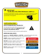 Предварительный просмотр 6 страницы Baileigh Industrial DP-1200VS Operator'S Manual