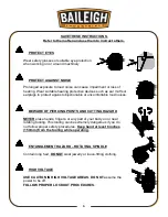 Предварительный просмотр 7 страницы Baileigh Industrial DP-1200VS Operator'S Manual