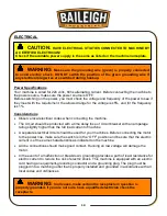 Предварительный просмотр 21 страницы Baileigh Industrial DP-1200VS Operator'S Manual