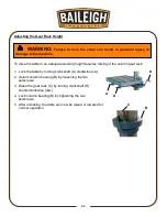 Предварительный просмотр 24 страницы Baileigh Industrial DP-1375VS-110 Operator'S Manual