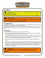 Предварительный просмотр 25 страницы Baileigh Industrial DP-1375VS-110 Operator'S Manual