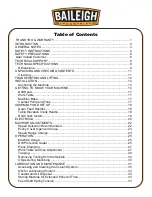 Preview for 2 page of Baileigh Industrial DP-1400VS Operator'S Manual