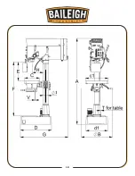 Preview for 13 page of Baileigh Industrial DP-1400VS Operator'S Manual