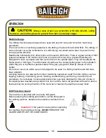 Preview for 28 page of Baileigh Industrial DP-1400VS Operator'S Manual