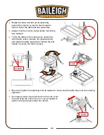 Preview for 31 page of Baileigh Industrial DP-1400VS Operator'S Manual