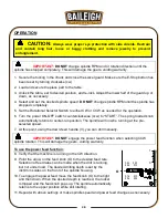 Предварительный просмотр 22 страницы Baileigh Industrial DP-1500G Operator'S Manual