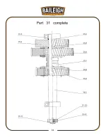 Предварительный просмотр 33 страницы Baileigh Industrial DP-1500G Operator'S Manual