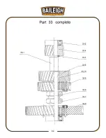 Предварительный просмотр 34 страницы Baileigh Industrial DP-1500G Operator'S Manual