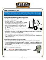 Предварительный просмотр 16 страницы Baileigh Industrial DP-1500VS Operator'S Manual