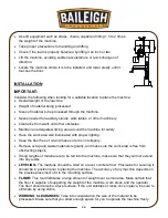 Предварительный просмотр 17 страницы Baileigh Industrial DP-1500VS Operator'S Manual