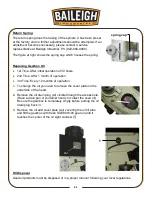 Предварительный просмотр 34 страницы Baileigh Industrial DP-1500VS Operator'S Manual