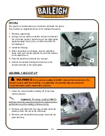 Предварительный просмотр 17 страницы Baileigh Industrial DP-1850G Operator'S Manual