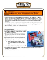 Предварительный просмотр 20 страницы Baileigh Industrial DP-1850G Operator'S Manual