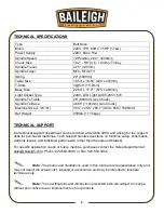 Preview for 11 page of Baileigh Industrial DP-2012F-HD-V3 Operator'S Manual