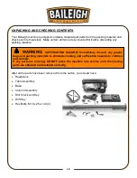 Preview for 12 page of Baileigh Industrial DP-2012F-HD-V3 Operator'S Manual