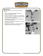 Preview for 21 page of Baileigh Industrial DP-2012F-HD-V3 Operator'S Manual