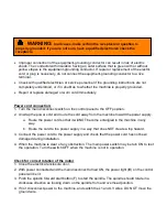 Preview for 14 page of Baileigh Industrial GS-450 Operator'S Manual