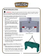 Preview for 14 page of Baileigh Industrial HSP-110M-HD Operator'S Manual