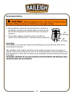 Предварительный просмотр 15 страницы Baileigh Industrial HSP-50A Operator'S Manual