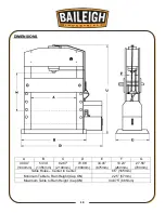 Preview for 18 page of Baileigh Industrial HSP-66M-HD Operator'S Manual