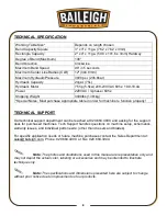 Preview for 12 page of Baileigh Industrial MB-4X2 Operator'S Manual