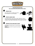 Предварительный просмотр 7 страницы Baileigh Industrial MSS-14F Operator'S Manual