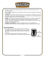 Предварительный просмотр 13 страницы Baileigh Industrial MSS-14F Operator'S Manual