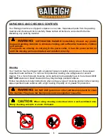 Предварительный просмотр 11 страницы Baileigh Industrial MSS-14H Operator'S Manual