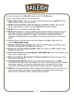 Preview for 10 page of Baileigh Industrial OS-1414 Operator'S Manual