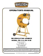 Baileigh Industrial PH-19 Operator'S Manual preview