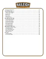 Preview for 3 page of Baileigh Industrial PT-105HD-W Operator'S Manual