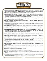 Preview for 9 page of Baileigh Industrial PT-105HD-W Operator'S Manual